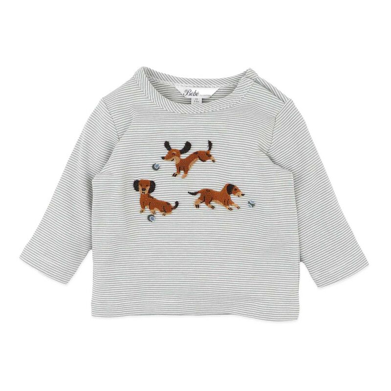 B&eacute;b&eacute; Otto Dogs Organic Ls Tee image number 0